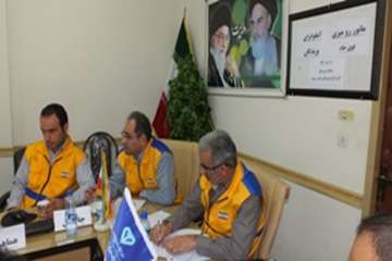 مانور رومیزی آنفلوانزای پرندگان در اداره کل دامپزشکی استان سمنان