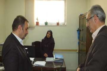دیدار چهره به چهره جناب آقای احمد حبیب کاظمی مدیرکل محترم دفتر مرکزی حراست سازمان دامپزشکی کشور با ه