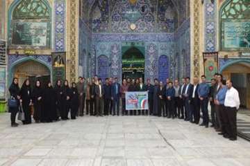 پرسنل دامپزشکی استان سمنان دراولین روز هفته دامپزشکی با شهیدان تجدید میثاق بستند 14مهر97