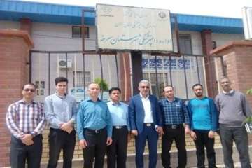 بازدید دکتر سعیدی مدیر کل دامپزشکی استان از اداره دامپزشکی شهرستان سرخه 9اردیبهشت 96