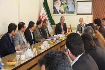 جلسه شورای هماهنگی اداره کل دامپزشکی استان سمنان با حضوردکترخلج ریاست محترم سازمان دامپزشکی کشور13/1