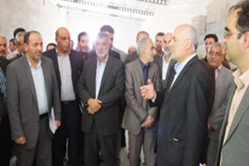 افتتاح واحد مرغ تخم گذارزرین دشت سمنان با حضورریاست محترم سازمان دامپزشکی کشور