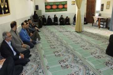مراسم گرامی داشت هفته دفاع مقدس دراداره کل دامپزشکی استان سمنان 5مهر 97
