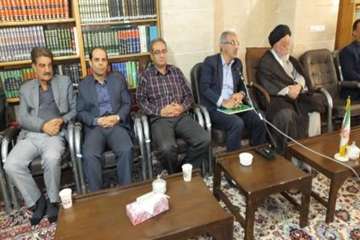 دیدارپرسنل دامپزشکی استان ،همکاران بازنشسته وبخش خصوصی با نماینده محترم ولی فقیه استان وامام جمعه سم