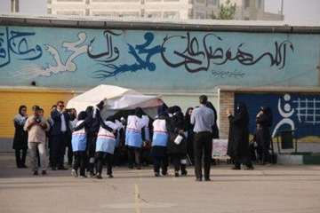 حضوردکتر سعیدی در مانور پدافند غیر عامل شهرستان سمنان 6آبان 96