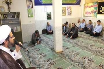 مراسم عزاداری سالکرد ارتحال امام خمینی (ره)وشهدای 15 خرداددراداره کل دامپزشکی استان سمنان 12/3/95
