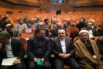 افتتاح همزمان پروژهای عمرانی سطح استان درسالن باران شهرستان سرخه با حضور استاندار ومدیران دستگاههای 