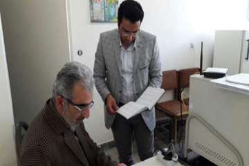 بازدید مدیرکل دامپزشکی استان سمنان از پست دامپزشکی فرومد
