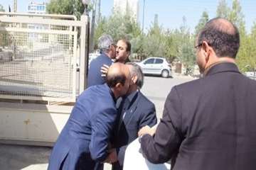 درحاشیه بازدید دکتر خباز استاندار سمنان به مناسبت 14مهر روزملی دامپزشکی ازاداره کل دامپزشکی استان سم