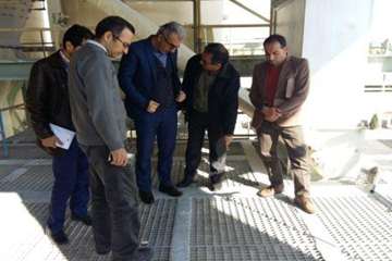 بازدید دکترسعیدی به اتفاق هیئت همراه از کارخانه ایران فسفات 21/9/95