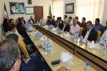 جلسه هماهنگی دستورالعمل اجرایی ماده 19آئین نامه نظارت بهداشتی با حضور مدیران عامل بخش خصوصی دراداره 