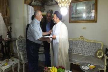 دیدارخانواده همکار بازنشسته سعیدی 19اردیبهشت 96