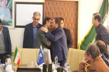 مراسم تودیع ومعارفه مسئول حراست اداره کل دامپزشکی استان سمنان 11بهمن 95