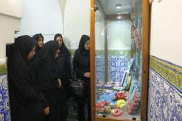 بازدید بانوان شاغل اداره کل دامپزشکی استان سمنان از موزه گرمابه پهنه شهرستان سمنان