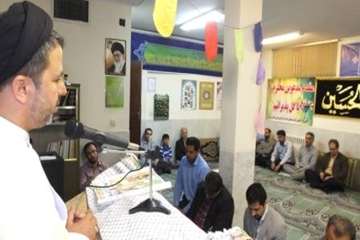 مرسم جشن نیمه شعبان وسالروزآزادسازی خرمشهر دراداره کل دامپزشکی استان سمنان 3/3/95