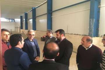 بازدید دکتر سعیدی مدیرکل دامپزشکی استان سمنان به اتفاق هیئت همراه ازمراکز درحال ساخت شهرستان گرمسارد
