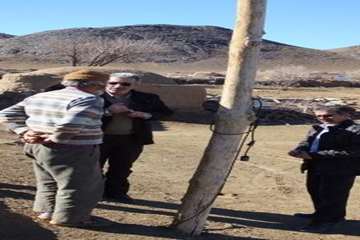 بازدید دکترمحمدسعیدی مدیرکل محترم دامپزشکی استان سمنان ازمناطق محروم شرق استان سمنان (روستای چاه میر