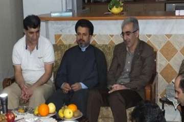 دیداردکترسعیدی مدیرکل محترم دامپزشکی استان سمنان ازخانواده معظم شهیدان فردوسی