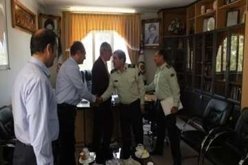 تقدیر دکتر سعیدی مدیرکل محترم دامپزشکی استان سمنان از فرماندهی محترم وپرسنل زحمت کش نیروی انتظامی اس