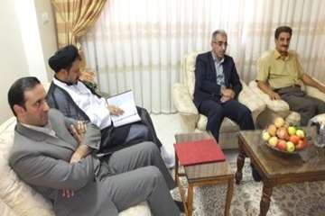 دیدارمدیرکل دامپزشکی استان سمنان  به اتفاق هیئت همراه با آقای کاشفی همکاربازنشسته سمنان 27/5/95