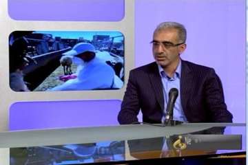 حضوردکترسعیدی مدیرکل محترم دامپزشکی استان سمنان درگزارش خبری درخصوص تب برفکی صداوسیمای استان سمنان  