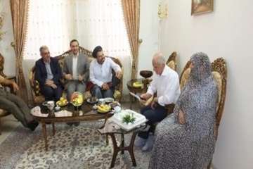 دیدارمدیرکل دامپزشکی استان سمنان  به اتفاق هیئت همراه با آقای کسائی  همکاربازنشسته سمنان 27/5/95