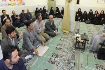 برپایی مراسم جشن ولادت حضرت علی (ع) و روز پدر در اداره کل دامپزشکی استان سمنان 96/1/21