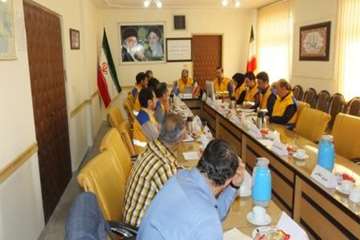 مانوررومیزی پدافند غیر عامل با موضوع آنفلوانزای فوق حاد پرندگان به مناسبت هفته پدافندغیر عامل  8آبان