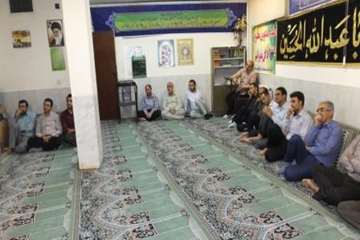 مراسم  بزرگداشت روز ملی عفاف وحجاب باحضوردکتر میر عماد اداره کل دامپزشکی استان سمنان 26تیر 96