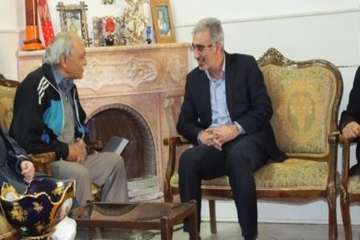 دیدارمدیرکل دامپزشکی استان سمنان با آقای ساعدی همکاربازنشسته سمنان 1/11/94