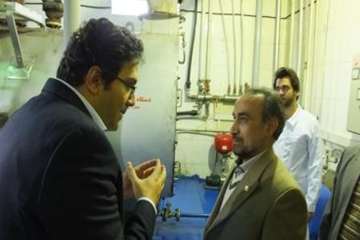 بازدیددکترخبازاستاندارمحترم سمنان ازکارخانه رویان دارو (دارودامی )سمنان دی 94