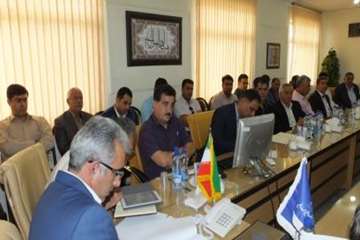 جلسه هماهنگی دستورالعمل اجرایی ماده 19آئین نامه نظارت بهداشتی با حضور مدیران عامل بخش خصوصی دراداره 