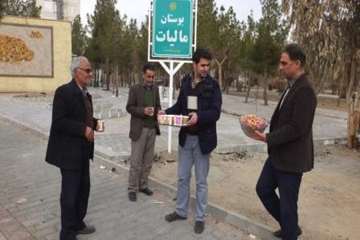 ایستگاه صلواتی اداره کل دامپزشکی استان سمنان به مناسبت دهه فجر21بهمن 95
