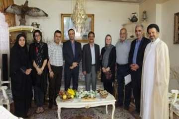 دیدارخانواده همکار بازنشسته سعیدی 19اردیبهشت 96