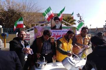 آلبوم شماره دو ایستگاه صلواتی اداره کل دامپزشکی استان سمنان درمسیر راهپیمایی 22 بهمن 96 شهرستان سمنا