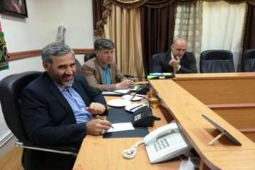 دیداردکتر سعیدی مدیرکل دامپزشکی استان سمنان به ا تفاق دکتر دهقانی رئیس اداره دامپزشکی شهرستان گرمسار