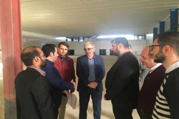 بازدید دکتر سعیدی مدیرکل دامپزشکی استان سمنان به اتفاق هیئت همراه ازمراکز درحال ساخت شهرستان گرمسارد