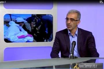 حضوردکترسعیدی مدیرکل محترم دامپزشکی استان سمنان درگزارش خبری درخصوص تب برفکی صداوسیمای استان سمنان  