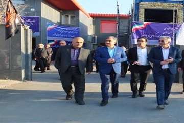 آلبوم شماره چهارم  مراسم افتتاحیه خط تولید ضد عفونی وانبار قرنطینه شرکت رویان دارو با حضور استادار م