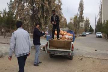 ایستگاه صلواتی اداره کل دامپزشکی استان سمنان به مناسبت دهه فجر21بهمن 95