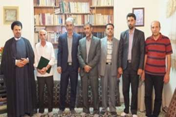 دیدارمدیرکل دامپزشکی استان سمنان ازبازنشتگاه دامپزشکی درهفته دامپزشکی 94