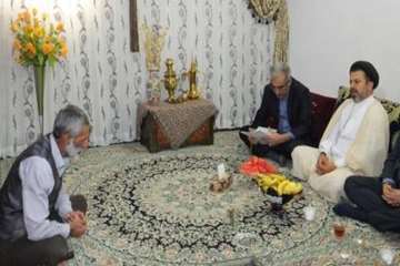 دیدارخانواده همکار بازنشسته جانباز رمضان محمدی 19اردیبهشت 96