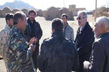 بازدید دکتر سعیدی مدیر کل محترم دامپزشکی سمنان از مناطق محروم شرق استان سمنان (روستای حجاج)