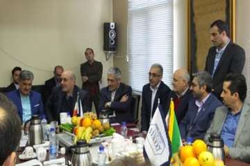 آلبوم شماره سوم مراسم افتتاحیه خط تولید ضد عفونی وانبار قرنطینه شرکت رویان دارو با حضور استادار مسئو