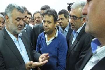 بازدید وزیر جهادکشاورزی واستاندارسمنان ورئیس سازمان دامپزشگی کشورازکشتارگاه طیورپرسپیدشهرستان گرمسار