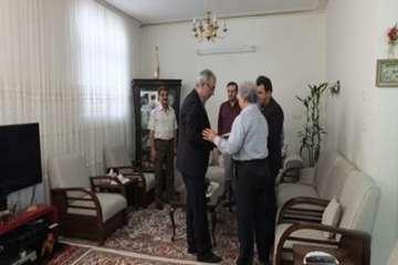دیداردکتر سعیدی مدیر کل دامپزشکی استان سمنان  وهیئت همراه از خانواده همکاربازنشسته کیاء 30خرداد96