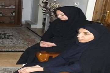 دیداردکترسعیدی مدیرکل محترم دامپزشکی استان سمنان ازخانواده معظم شهیدان فردوسی