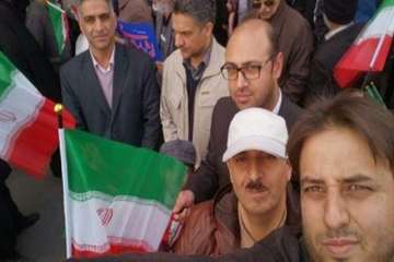 حضورپرسنل اداره کل دامپزشکی استان سمنان دراهپیمایی 22بهمن 94همراه باگلواژه ها