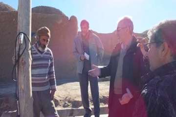 بازدید دکترمحمدسعیدی مدیرکل محترم دامپزشکی استان سمنان ازمناطق محروم شرق استان سمنان (روستای چاه میر