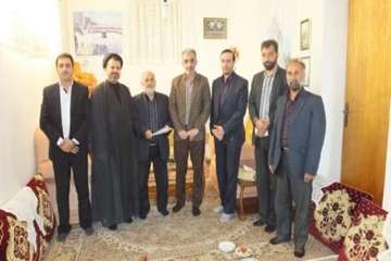 دیدارمدیرکل دامپزشکی استان سمنان  به اتفاق هیئت همراه ازخانواده بازنشسته محمد علی خانی شاهرود 10/8/9
